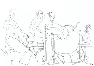 Faserstift auf Papier