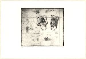 Völklinger Hütte 1, 2009, Kaltnadelradierung auf Bütten, Blattmaße ca. 14,8 x 21 cm